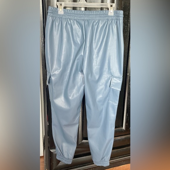 FOREVER 21 Faux Leather Pants, large - Picture 3 of 4